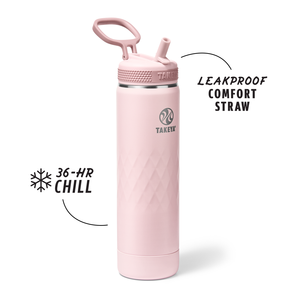 22oz Peony Straw