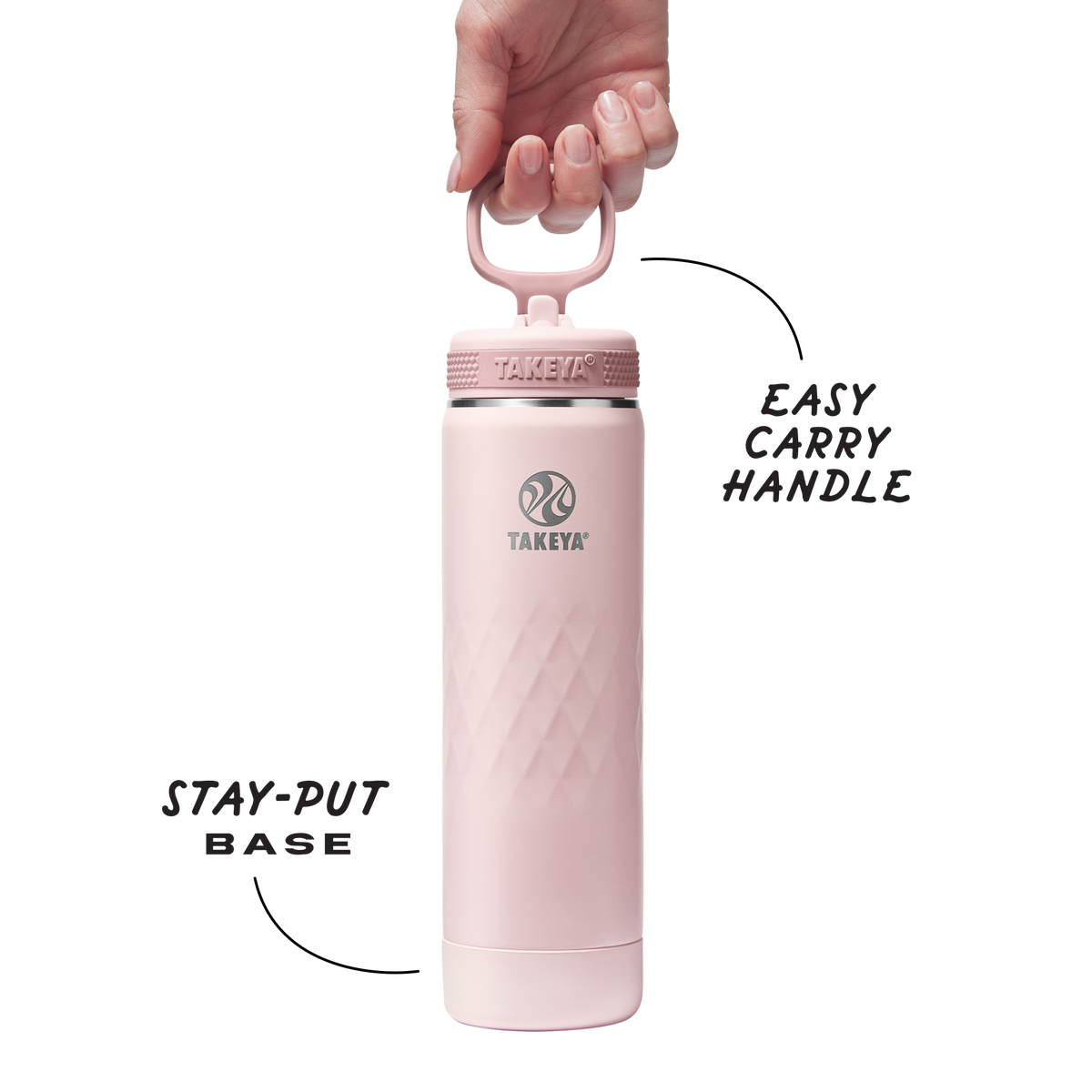 22oz Peony Straw