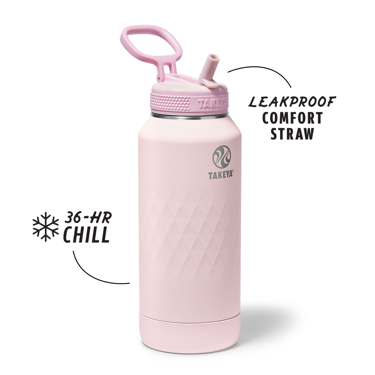 32oz Peony Straw